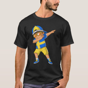 Zweeds Jongen Dabbing Dance Zweden werft erfgoed T-shirt