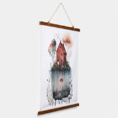 Zweeds katoen hangend wandkleed (Gebogen)