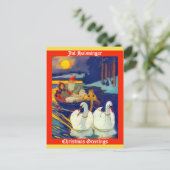 Zweeds kerstfeest (Elf of Tomten of Gnome) Briefkaart (Staand voorkant)