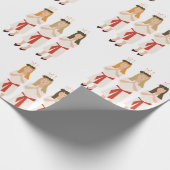 Zweeds kerstmeisje cadeaupapier (Hoek)