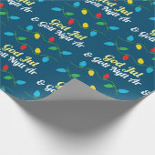 Zweeds kerstpapier cadeaupapier (Hoek)