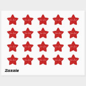 Zweeds Kerstster Gepersonaliseerde sticker (Vel)