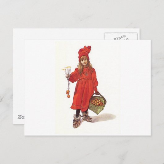 Zweeds kind briefkaart (Voorkant / Achterkant)