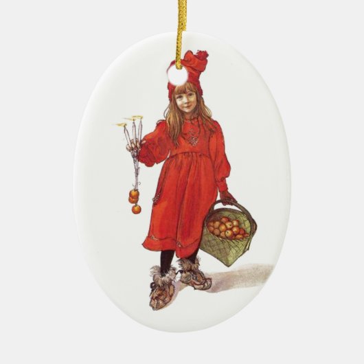 Zweeds kind keramisch ornament (Voorkant)