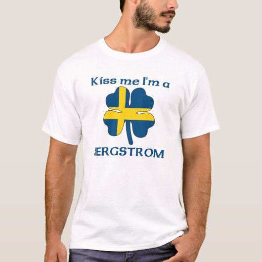 Zweeds Kus Ik ben Bergstrom T-shirt (Voorkant)