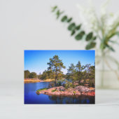 zweeds landschap , foto briefkaart (Staand voorkant)
