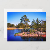 zweeds landschap , foto briefkaart (Voorkant / Achterkant)