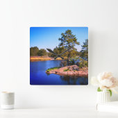 zweeds landschap , foto vierkante klok (Huis)