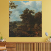 Zweeds Landschap met een Watermolen, Allaert van E Canvas Afdruk (Insitu (Woonkamer))