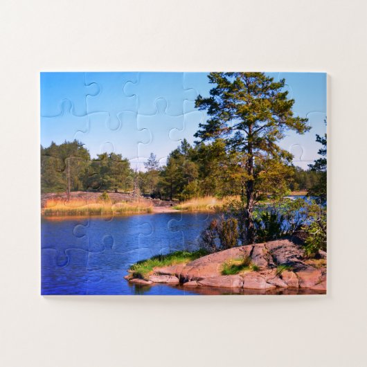 Zweeds landskap puzzel (Horizontaal)