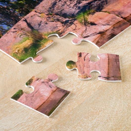 Zweeds landskap puzzel legpuzzel (Zijkant)