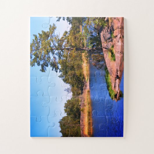 Zweeds landskap puzzel legpuzzel (Verticaal)