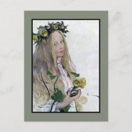 Zweeds Lucia Girl Briefkaart