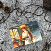 Zweeds  Lucia God Jul Vrolijk Kerstfeest Feestdagenkaart