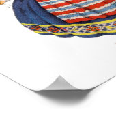  Zweeds meisje traditionele kleding Poster (Hoek)