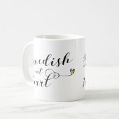 Zweeds op de Mok van het hart, Zweden (Voorkant links)