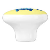 Zweeds paard: keramische knop (Zijkant)