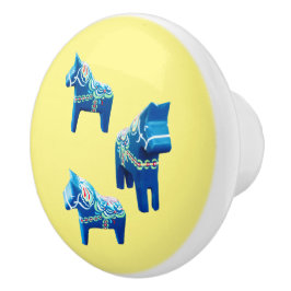 Zweeds paard: keramische knop