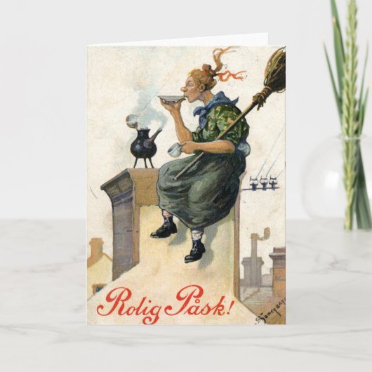 Zweeds Paaskaart Feestdagen Kaart (Voorkant)