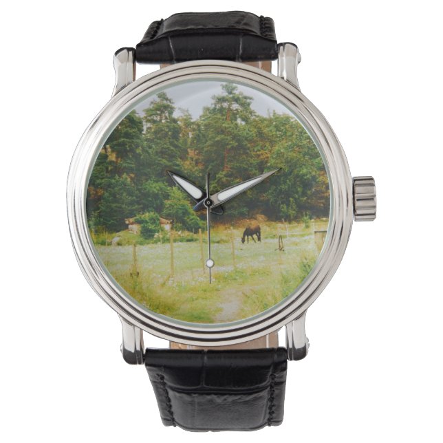 Zweeds platteland horloge (Voorkant)