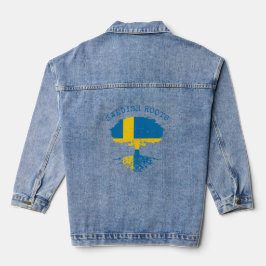 Zweeds Roots Flag Denim Jacket