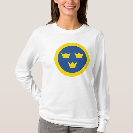Zweeds Roundel Hoodie T-shirt (Voorkant)