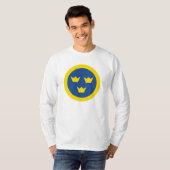 Zweeds Roundel T shirt (Voorkant volledig)