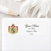 Zweeds Royalty-personaliseren Etiket (Insitu)
