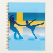 Zweeds schaatsduo Silhouette Planner (Voorkant)