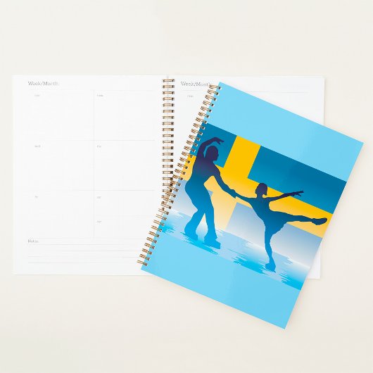 Zweeds schaatsduo Silhouette Planner