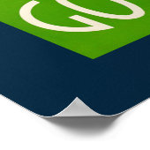  Zweeds Schilderachtig reisbureau voor de waterweg Poster (Hoek)