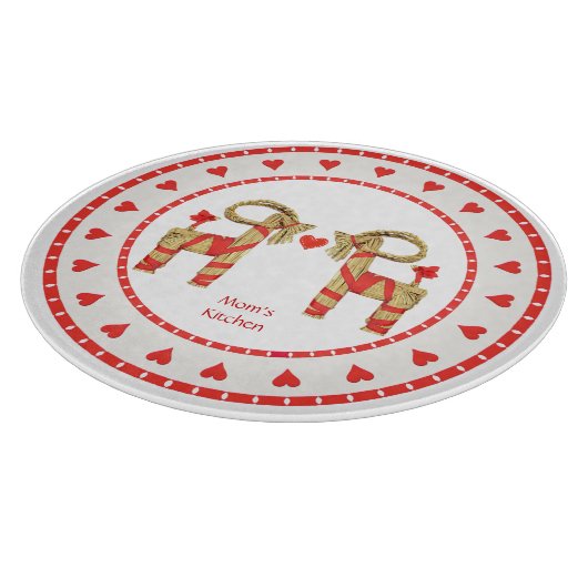 Zweeds Stringentuin en hart op maat Snijplank (Hoek)