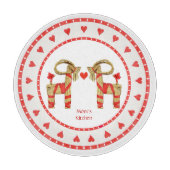 Zweeds Stringentuin en hart op maat Snijplank (Voorkant)