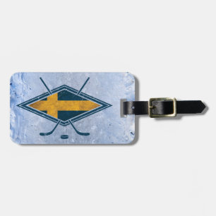 Zweeds Sverige Ice Hockey Bagagelabel