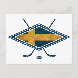 Zweeds Sverige Ice Hockey Briefkaart