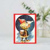 Zweeds Tomte Christmas Gnome Briefkaart (Staand voorkant)