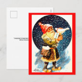 Zweeds Tomte Christmas Gnome Briefkaart (Voorkant / Achterkant)