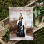  Zweeds Traditioneel Dalecarlia Bruiloft Notitiekaartje