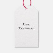  Zweeds Traditioneel Dalecarlia Verloving Cadeaulabel (Achterkant)