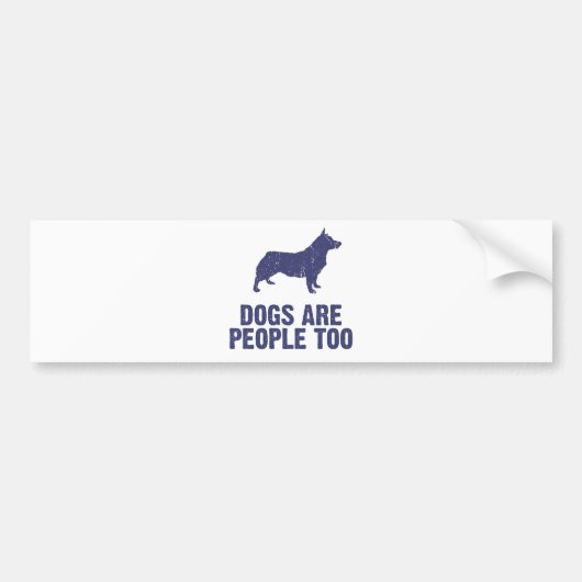 Zweeds Vallhund Bumpersticker (Voorkant)