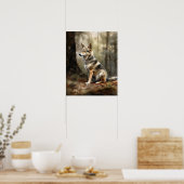 Zweeds Vallhund Dog Art Print Poster (Keuken)