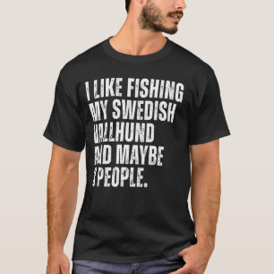 Zweeds Vallhund-eigenaar Vist liefhebber Funny Dog T-shirt