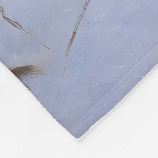 Zweeds Vallhund liet het sneeuwen Kerstmis Fleece Deken (Hoek)