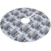 Zweeds Vallhund liet het sneeuwen Kerstmis Kerstboom Rok (Gekanteld)