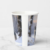 Zweeds Vallhund liet het sneeuwen Kerstmis Papieren Bekers (Links)