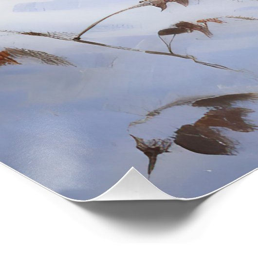 Zweeds Vallhund liet het sneeuwen Kerstmis Perfect Poster (Hoek)