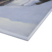 Zweeds Vallhund liet het sneeuwen Kerstmis Snijplank (Hoek)