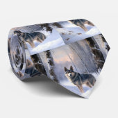 Zweeds Vallhund liet het sneeuwen Kerstmis Stropdas (Opgerold)