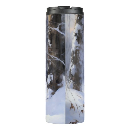 Zweeds Vallhund liet het sneeuwen Kerstmis Thermosbeker (Achterkant)