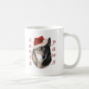 Zweeds Vallhund Santa Paws Koffiemok